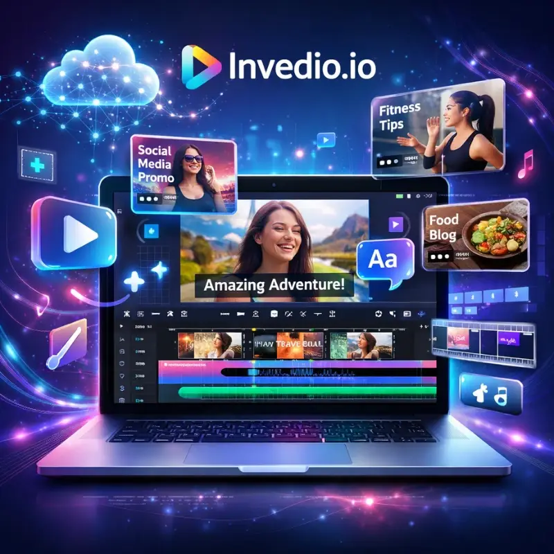 Invedio.io – Pro Video Maker, Low-Cost & Easy